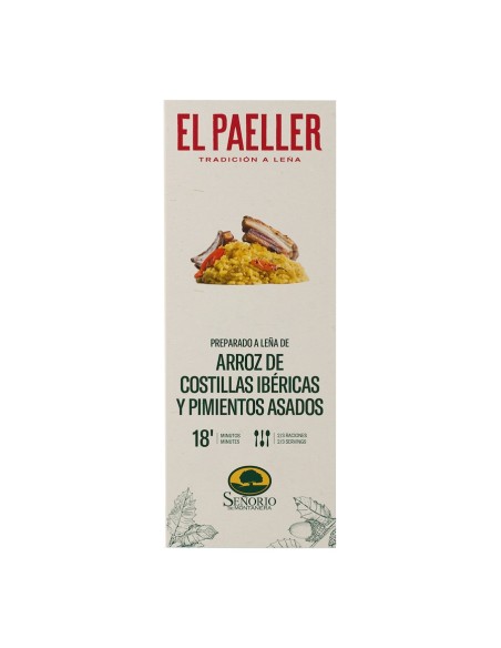 Arroz de Costillas Ibéricas y pimientos asados El Paeller