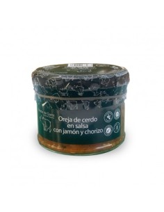 OREJAS DE CERDO CON JAMON Y CHORIZO