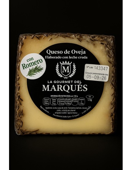 QUESO DE OVEJA VIEJO CON ROMERO