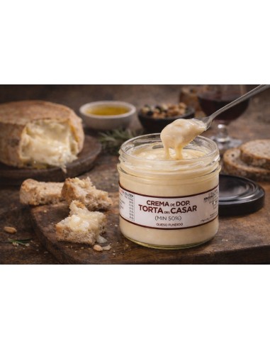 CREMA DE QUESO CON TORTA DEL CASAR